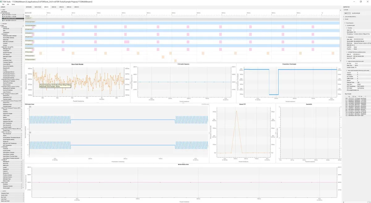 TSN Tools mit AVB Audio Suite