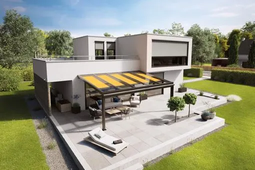 Viel Glas braucht viel Schatten - Markisen für Glasdächer und große Fenster von markilux Bild: Viel Glas braucht viel Schatten - Markisen für Glasdächer und große Fenster von markilux