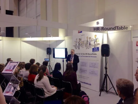 HR-RoundTable als Aussteller auf der Personal Süd 2017 Bild: HR-RoundTable als Aussteller auf der Personal Süd 2017