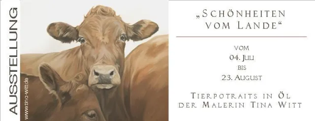Bild: Ausstellung 'Schönheiten vom Lande' - Landtiere in Öl 04.07.-23.08.2015