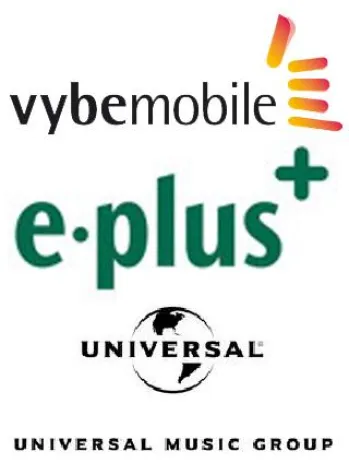 Bild: vybemobile - erste Phone- Musikmarke startet durch e-plus und Universal Musik