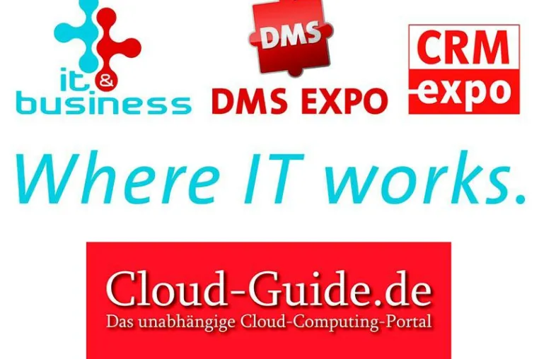 Bild: Fachmessen IT & Business, DMS EXPO und CRM-expo kooperieren mit dem Cloud-Computing Portal Cloud-Guide.de