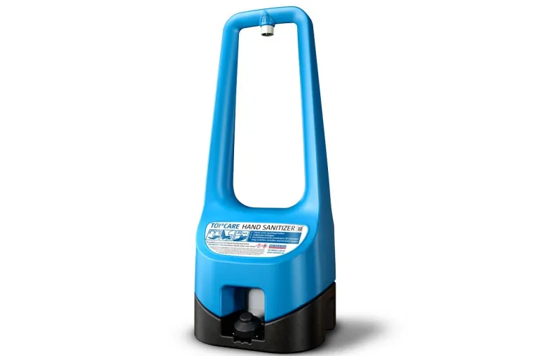 TOI® CARE: Die mobile Handhygiene-Station. Für mehr Hygiene – jederzeit und überall. Bild: TOI® CARE: Die mobile Handhygiene-Station. Für mehr Hygiene – jederzeit und überall.
