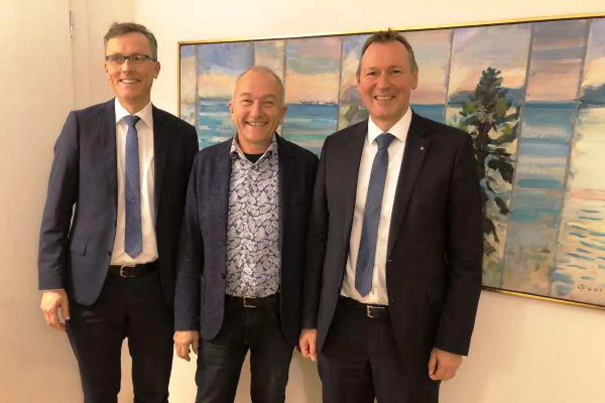 v. l.: Dr. Markus Nachbaur, Dr. Peter Girardi und Dr. Berthold Broll