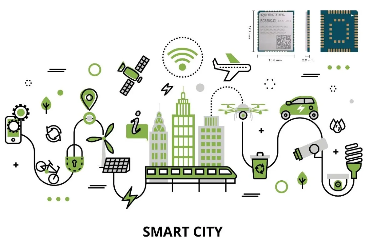 Kompaktes Modul BC660K-GL von Quectel mit extrem niedrigem Stromverbrauch
