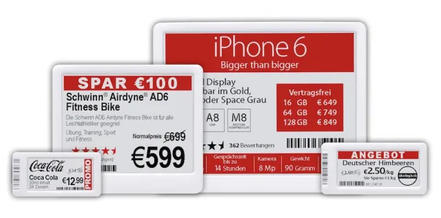 Bild: Displaydata zeigt auf der EuroCIS innovative Lösungen für digitale Regaletiketten