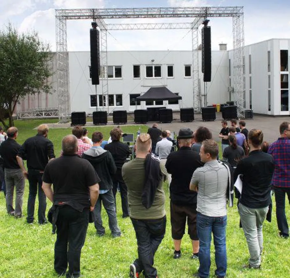 Coda AiRAY Demo bei audiovation in Wenden