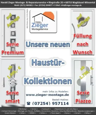 Bild: neue Serien: "Premium" + "smart" sowie "Füllung nach Wunsch"