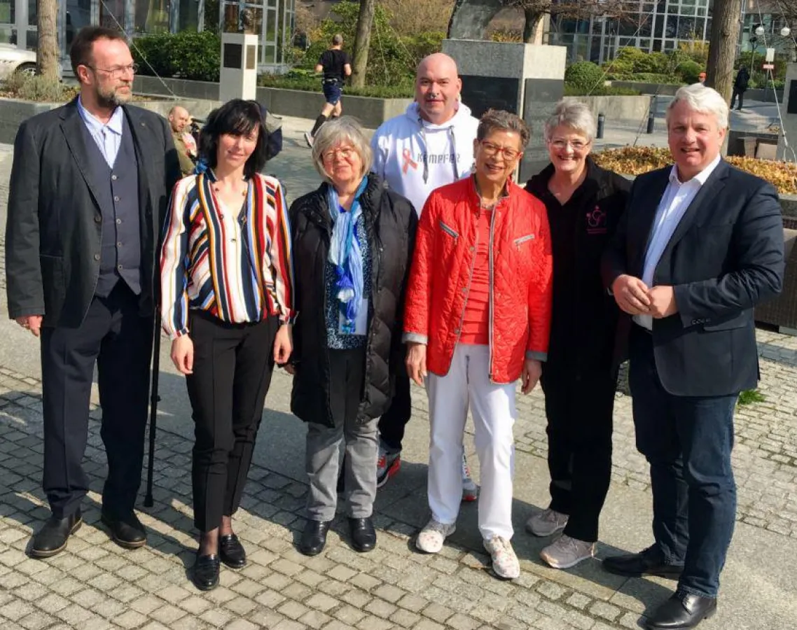 Die Mitglieder des neu gegründeten Arbeitskreises Patientenorganisationen