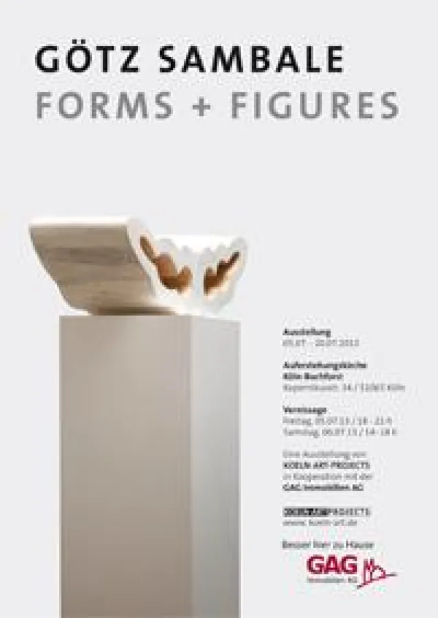 Plakat Ausstellung Götz Sambale