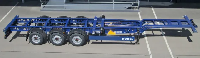 Mehr Nutzlast – Kögel mit neuem Containerchassis Port 40 Light Bild: Mehr Nutzlast – Kögel mit neuem Containerchassis Port 40 Light