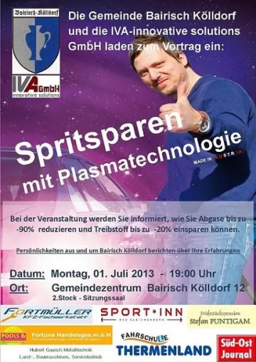 Bild: Bairisch Kölldorf startet als dritte Gemeinde Umweltprojekt mit dem BE-Fuelsaver®