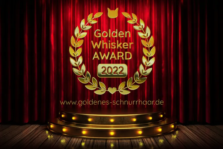 Bild: Die 5 Gewinner des „Golden Whisker Awards 2022“ für durchdachte Produkte zum Wohle der Katze stehen fest