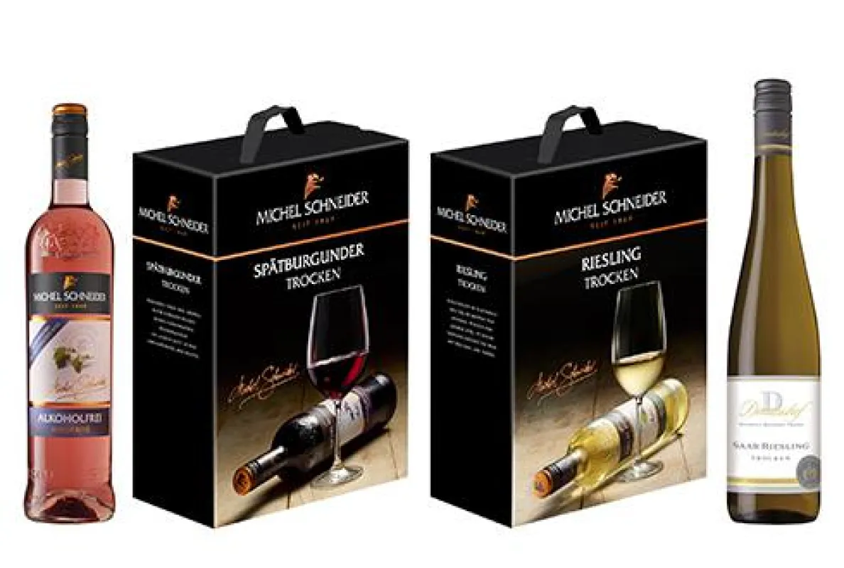Neuheiten von ZGM: Michel Schneider alkoholfreier Rosé & Bag-In-Box sowie Donatushof Saar-Riesling