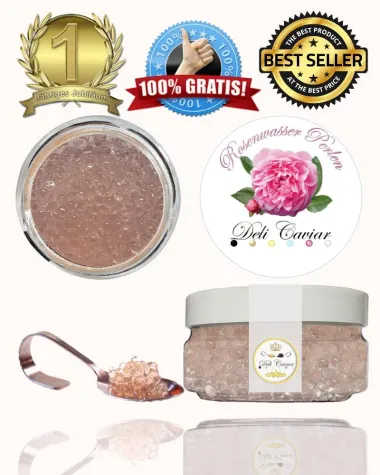 Jubliäumgeschenk! Unser Bestseller „Damaszener Rosenwasser Kaviar“ 100%GRATIS Bild: Jubliäumgeschenk! Unser Bestseller „Damaszener Rosenwasser Kaviar“ 100%GRATIS