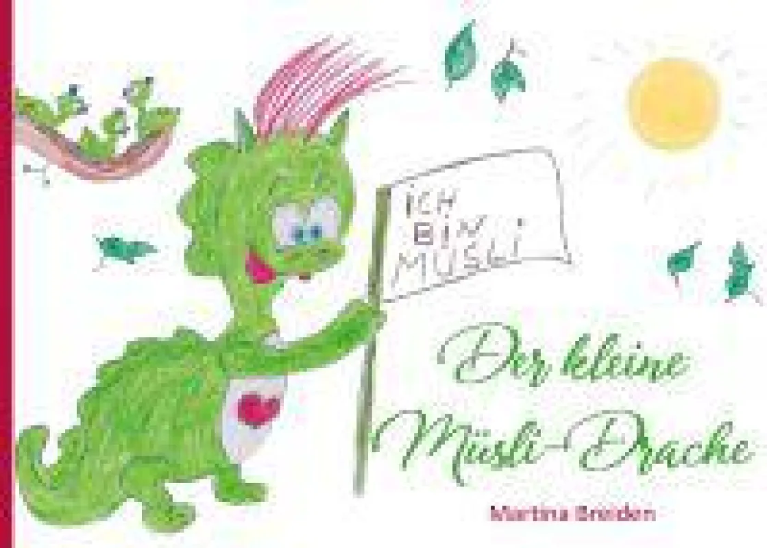 Dem kleinen Müsli-Drachen schmeckt das Müsli!