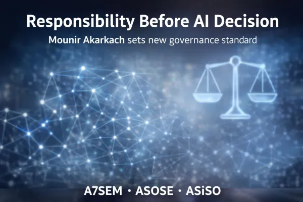 Bild: Verantwortung vor der KI-Entscheidung: Mounir Akarkach setzt neuen Governance-Standard