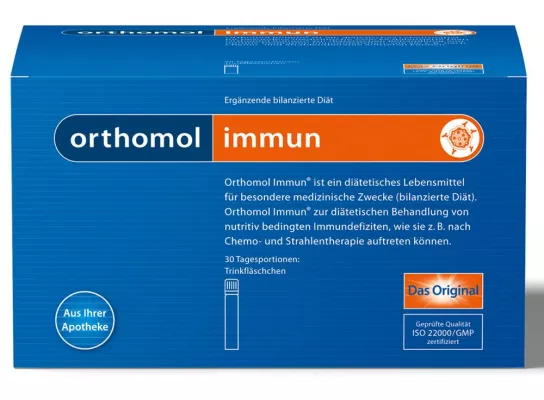 Bild: Orthomol Immun aus der Versandapotheke mediherz.de unterstützt das Immunsystem