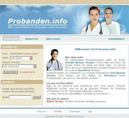 Bild: Neues Internetportal vermittelt klinische Studien für Probanden und Patienten