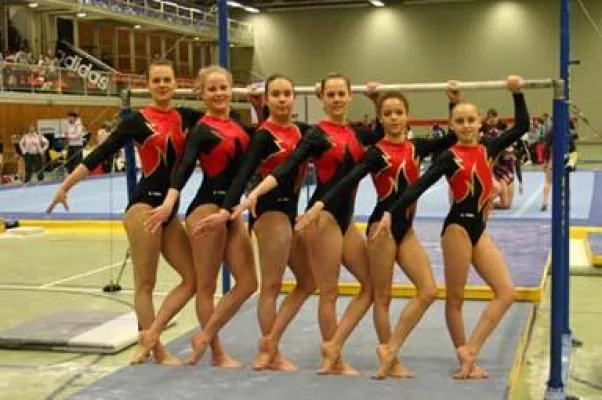 Bild: Berlin 30.03. 2010 Berliner Turnerinnen: Gelungener Start in die 2.Bundesliga