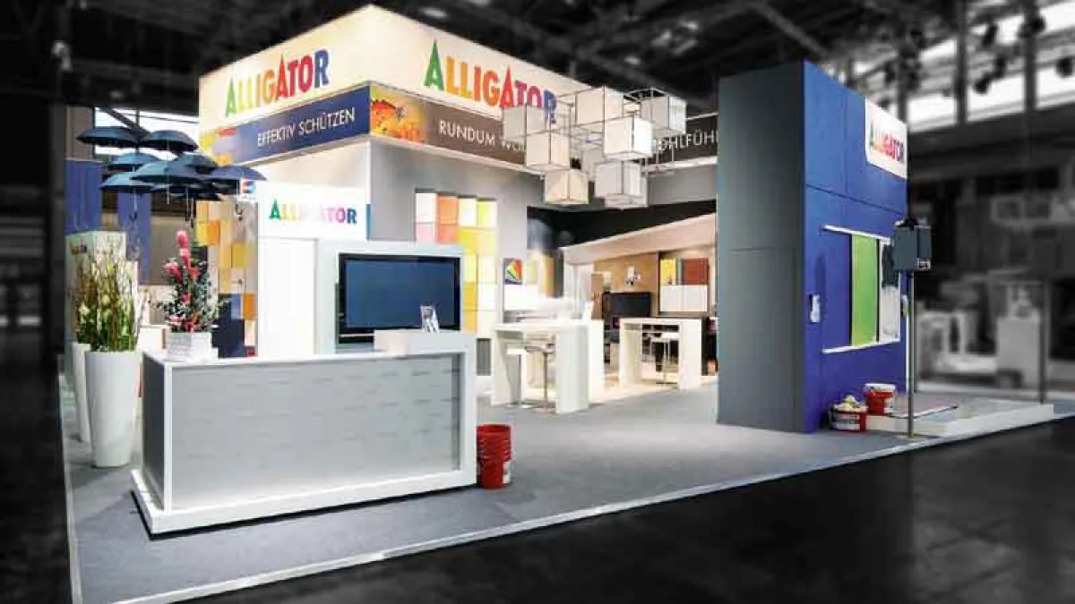 Messestand für ALLIGATOR auf der FAF 2016 (Foto: KALLE KRAUSE)