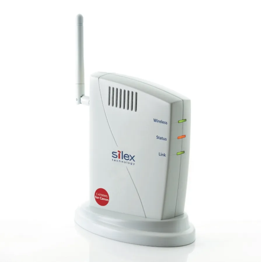 silex C-6700WG, der wireless/wired USB Hi-Speed 11g Print Server Canon
