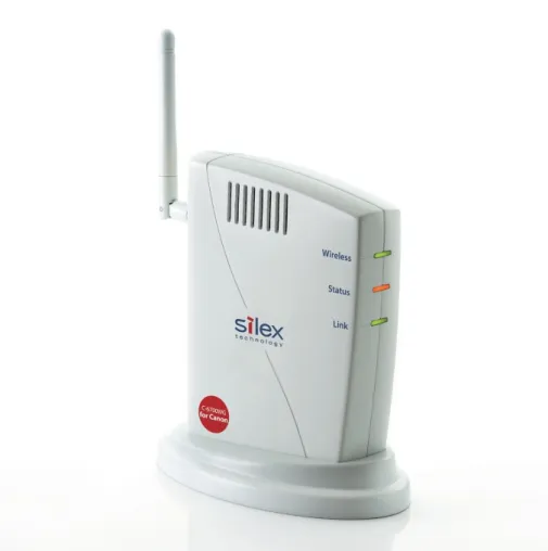 Bild: Kooperation silex und Canon: Neuer wireless/wired 11g-Printserver