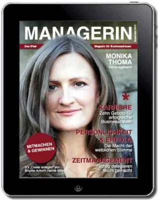 Bild: Die MANAGERIN ist da: Erstes iPad-Magazin für Businessfrauen im deutschsprachigen Raum