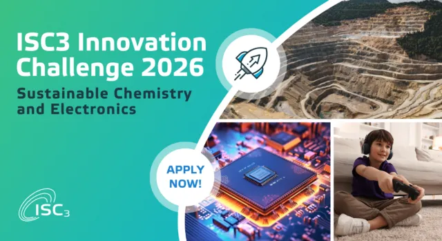 ISC3 startet Innovation Challenge 2026: Förderung Nachhaltiger Chemie für Elektronik Bild: ISC3 startet Innovation Challenge 2026: Förderung Nachhaltiger Chemie für Elektronik