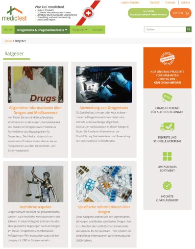 medictest Diagnostik veröffentlicht umfassenden Ratgeber zur Drogen-Diagnostik in drei Sprachen Bild: medictest Diagnostik veröffentlicht umfassenden Ratgeber zur Drogen-Diagnostik in drei Sprachen
