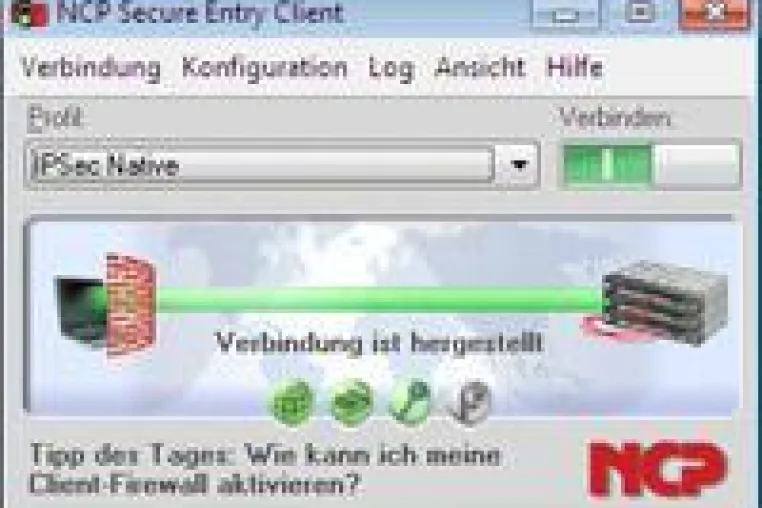 Bild: Weltweit erste VPN Client Suite für Windows 7