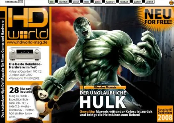 Bild: HD World – Das neue kostenlose Home-Entertainment-Magazin