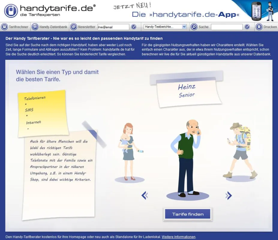 Tarife für jung und alt - aber welcher ist der richtige?