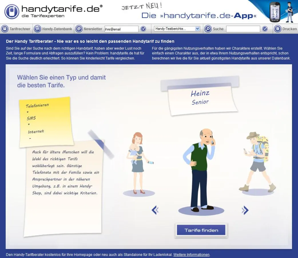 Tarife für jung und alt - aber welcher ist der richtige?