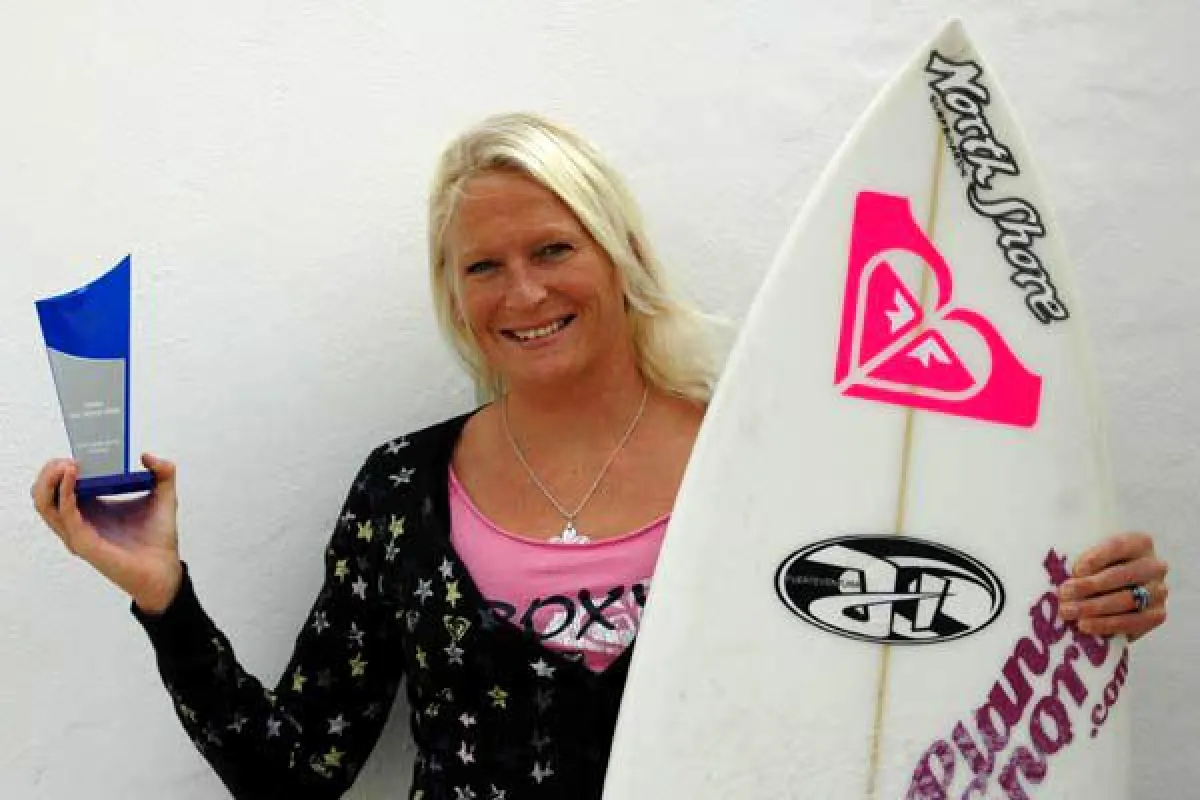 Sonja Hönscheid ist Surferin des Jahres 2008.