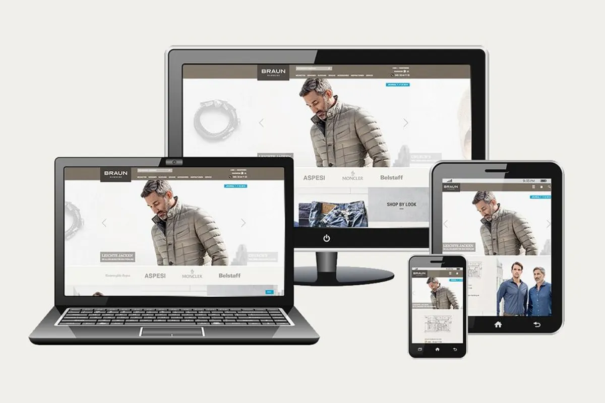 Responsive Webdesign bei BRAUN Hamburg