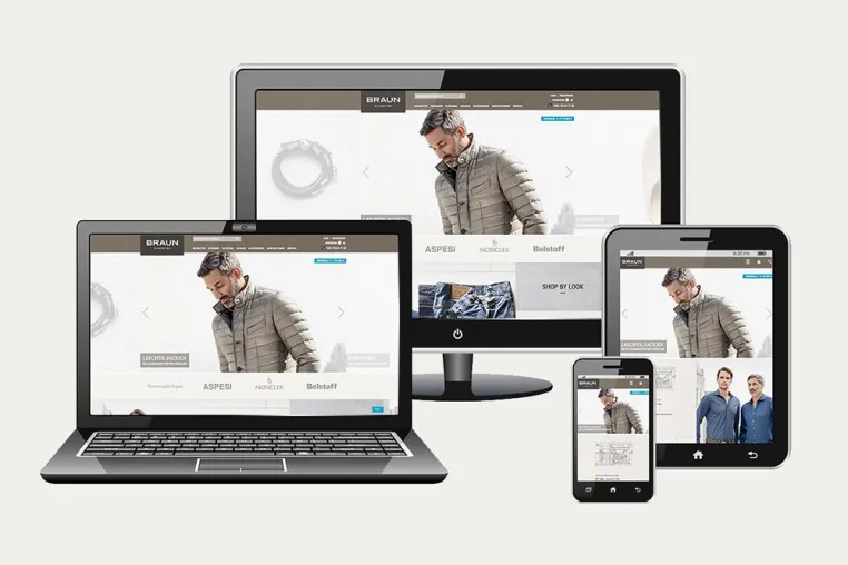 Bild: LUXURY RELOADED: BRAUN Hamburg im neuen Responsive Webdesign