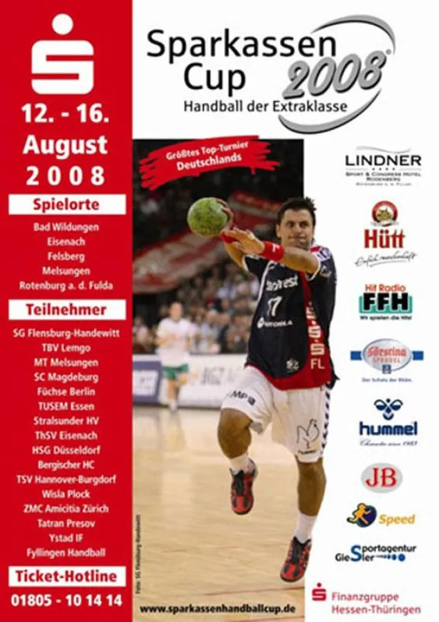 Die Berliner Füchse planen ihren nächsten Coup: Gruppensieg beim 13. Sparkassen-Handballcup 2008