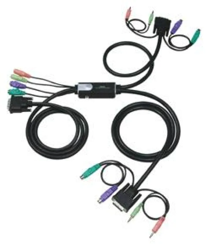 CS62D 2-Port PS/2 DVI KVM-Switch mit Audio-Funktion