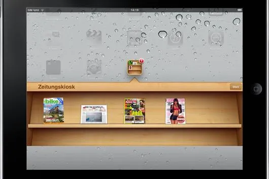 Bild: Magazin Apps für den neuen Apple Newsstand