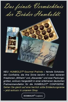 Bild: Neu, lecker, anspruchsvoll: Humboldt Restaurants bringen eigene Gourmet-Pralinen auf den Markt