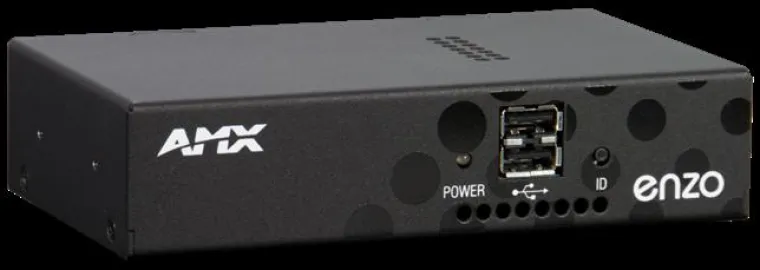 Bild: AMX präsentiert Enzo Media Manager auf der ISE 2014