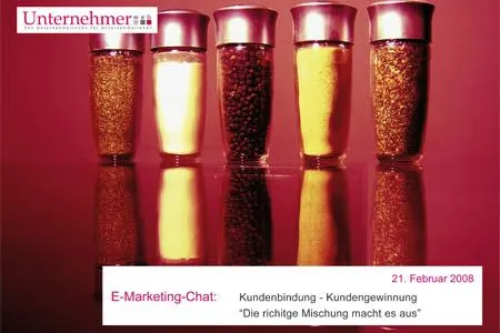Experten-Chat für Unternehmer - E-Marketing Bild: Experten-Chat für Unternehmer - E-Marketing