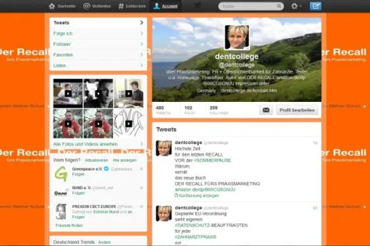 Bild: Twitter für Zahnärzte