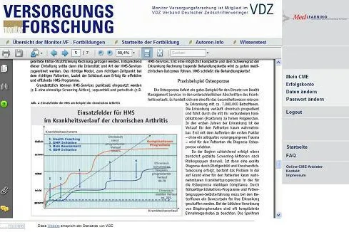 Bild: MedLEARNING gewinnt Monitor Versorgungsforschung als neuen CME-Partner