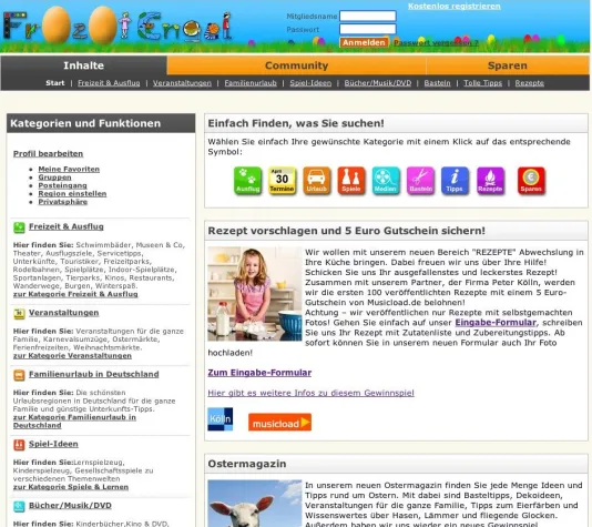 Bild: Ostern für Kinder auf freizeit-engel.de