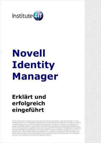 Bild: Report: Novell Identity Manager – Erklärt und erfolgreich eingeführt