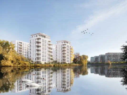 Bild: Baugenehmigung für 93 Eigentumswohnungen am Goslarer Ufer in Berlin erteilt: Baubeginn im August