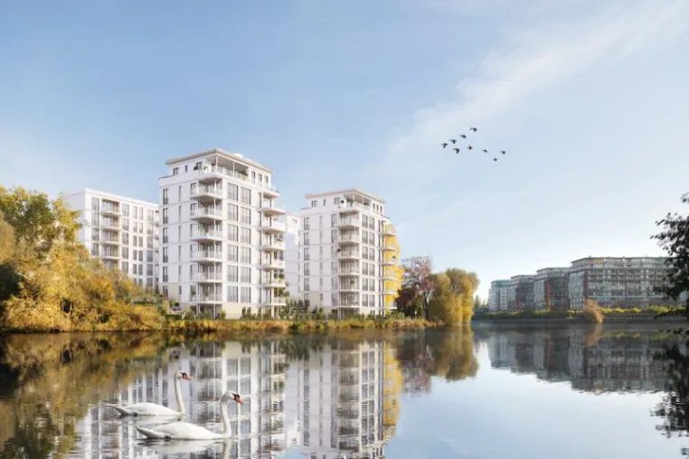 Bild: Baugenehmigung für 93 Eigentumswohnungen am Goslarer Ufer in Berlin erteilt: Baubeginn im August