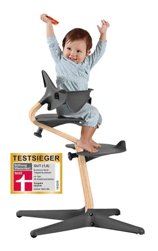 Kinderhochstuhl Nomi von Evomove erhält Bestnote bei Stiftung Warentest Bild: Kinderhochstuhl Nomi von Evomove erhält Bestnote bei Stiftung Warentest